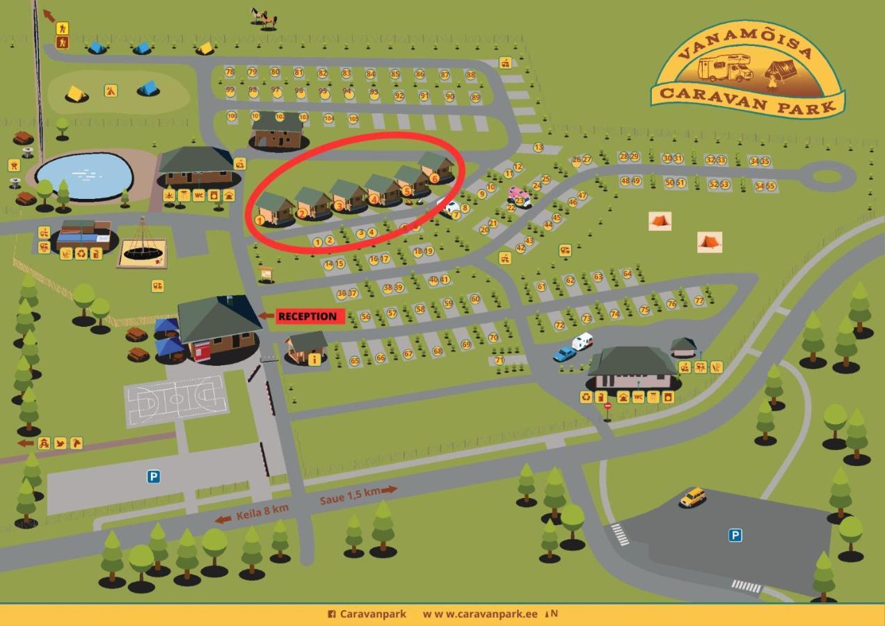 Vanamoisa Caravan Park Saue Екстер'єр фото